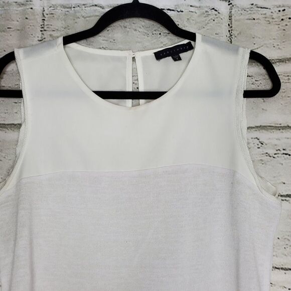 Sanctuary white Sleeveless tanktop Rayon small - Picture 7 of 8